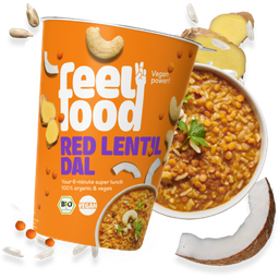 Feel Food BIO Instant Lunch - Red Lentil Dal - 95 g