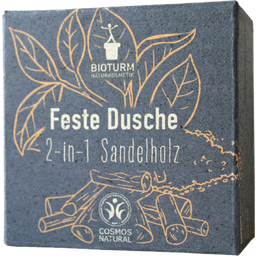 2in1 Feste Dusche & Shampoo Sandelholz - 100 g
