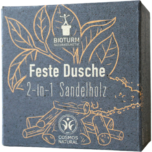 2in1 Feste Dusche & Shampoo Sandelholz - 100 g
