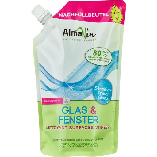 AlmaWin Glas & Fenster Reiniger - 500 ml Nachfüllbeutel