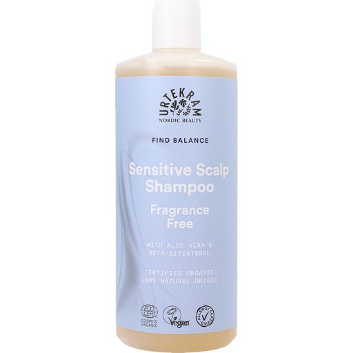 URTEKRAM Nordic Beauty Fragrance Free Sensitive Scalp Shampoo - 500 ml