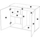 Splendid Ultra 200 Wildeiche Dunkel Schrank - 1 Stk