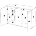 Splendid Ultra 240 Wildeiche Dunkel Schrank - 1 Stk