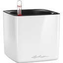 Lechuza Tischgefäß CUBE Premium 14 - Weiß Highgloss