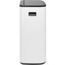 Bo Touch Bin 2 x 30 L mit 2 Kunststoffeinsätzen - White