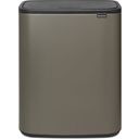 Bo Touch Bin 2 x 30 L mit 2 Kunststoffeinsätzen - Platinum