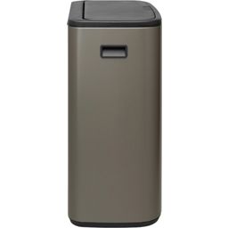 Bo Touch Bin 2 x 30 L mit 2 Kunststoffeinsätzen - Platinum