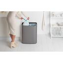 Bo Touch Bin 2 x 30 L mit 2 Kunststoffeinsätzen - Platinum