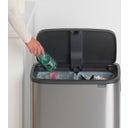 Bo Touch Bin 2 x 30 L mit 2 Kunststoffeinsätzen - Matt Steel Fingerprint Proof