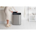 Bo Touch Bin 2 x 30 L mit 2 Kunststoffeinsätzen - Matt Steel Fingerprint Proof