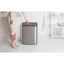 Bo Touch Bin 2 x 30 L mit 2 Kunststoffeinsätzen - Matt Steel Fingerprint Proof