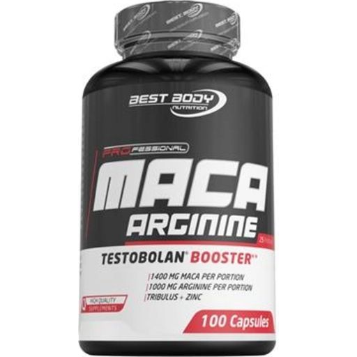 Best Body Nutrition MACA Arginine Testobolan Booster - 100 Kapseln