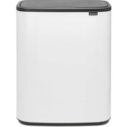 Bo Touch Bin 60 L mit 1 Kunststoffeinsatz - White