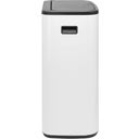 Bo Touch Bin 60 L mit 1 Kunststoffeinsatz - White