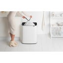 Bo Touch Bin 60 L mit 1 Kunststoffeinsatz - White