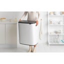 Bo Touch Bin 60 L mit 1 Kunststoffeinsatz - White