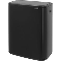 Bo Touch Bin 60 L mit 1 Kunststoffeinsatz - Matt Black