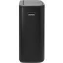 Bo Touch Bin 60 L mit 1 Kunststoffeinsatz - Matt Black