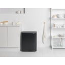 Bo Touch Bin 60 L mit 1 Kunststoffeinsatz - Matt Black
