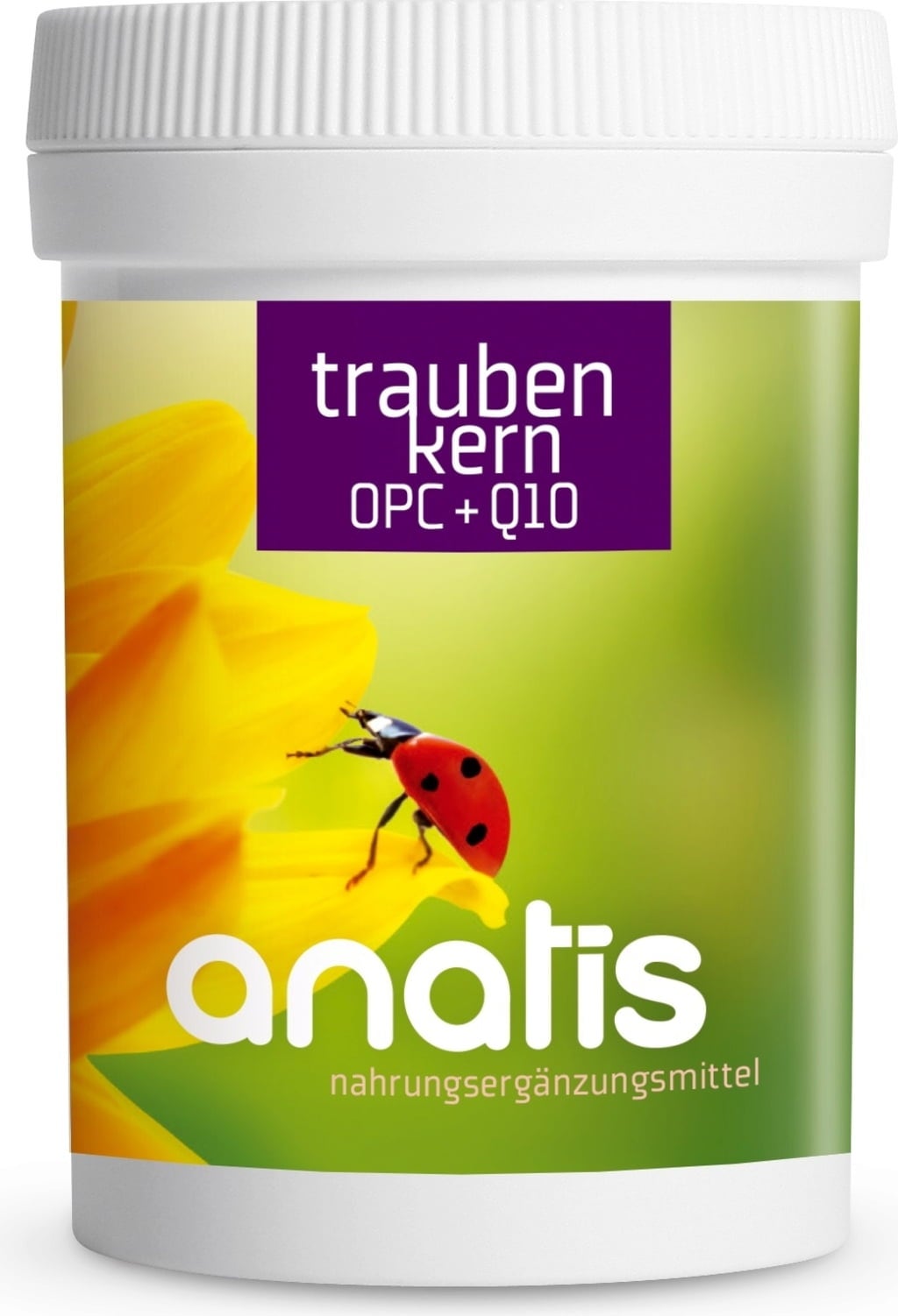 anatis Naturprodukte Traubenkernextrakt (OPC) + Coenzym Q10 - 90 Kapseln