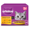 Whiskas Multipack 24x85g Geflügel Auswahl 7+