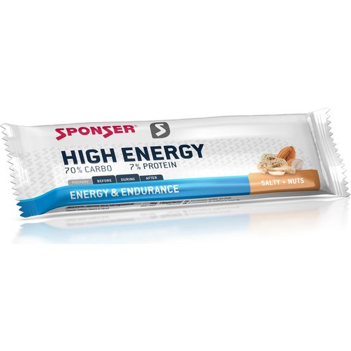 Sponser® Sport Food High Energy Bar, Salty-Nuts vegan - 45 g