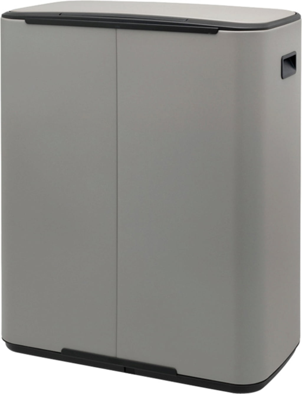 Bo Treteimer mit Kunststoffeinsatz, 60 Liter - Mineral Concrete Grey