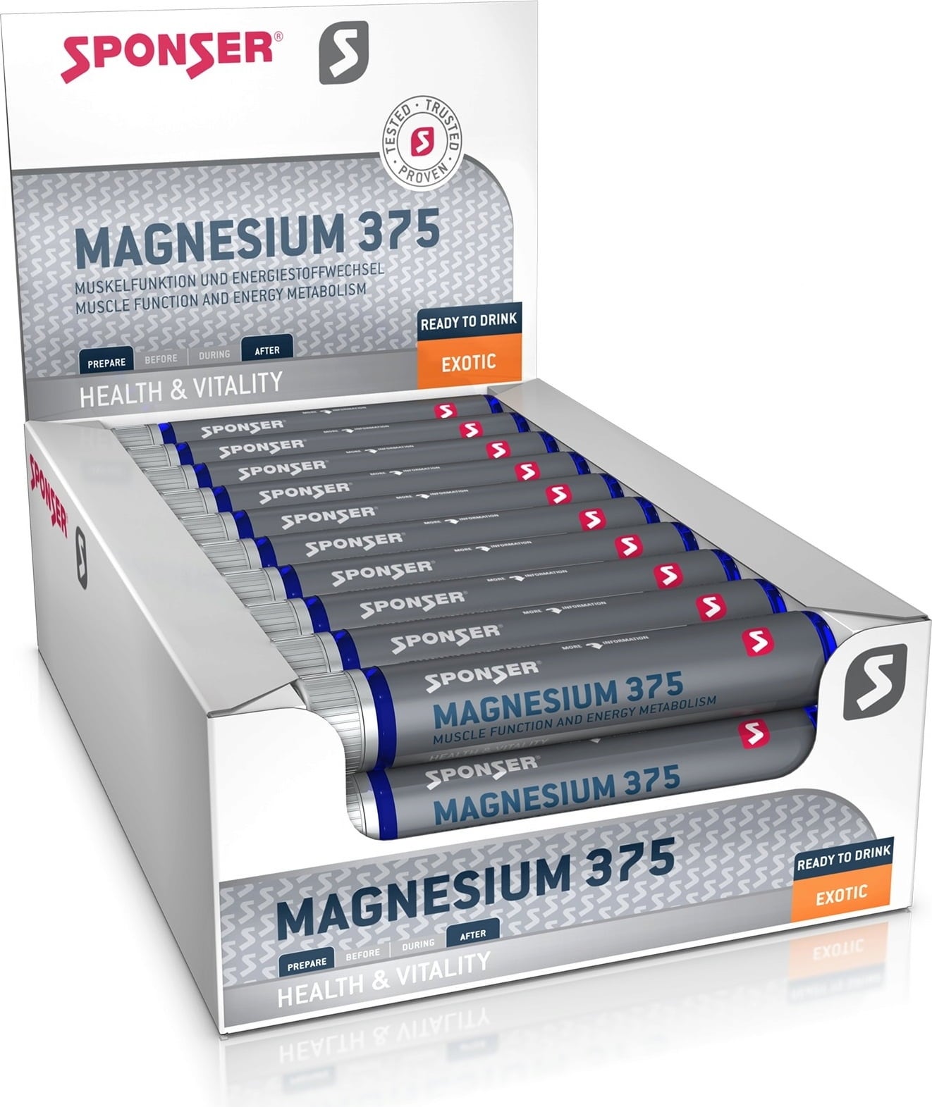 Sponser® Sport Food Magnesium 375 Exotic - 30 x 25ml