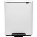 Brabantia Bo Treteimer, 2 x 30L - White