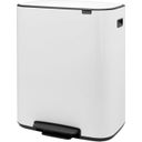 Brabantia Bo Treteimer, 2 x 30L - White