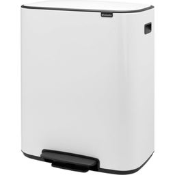 Brabantia Bo Treteimer, 2 x 30L - White