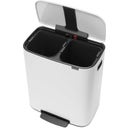 Brabantia Bo Treteimer, 2 x 30L - White