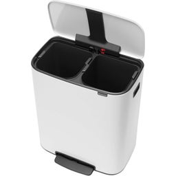 Brabantia Bo Treteimer, 2 x 30L - White