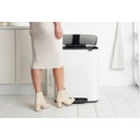 Brabantia Bo Treteimer, 2 x 30L - White