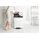 Brabantia Bo Treteimer, 2 x 30L - White