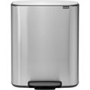 Brabantia Bo Treteimer, 2 x 30L - Matt Steel Fingerprint Proof