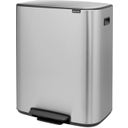 Brabantia Bo Treteimer, 2 x 30L - Matt Steel Fingerprint Proof