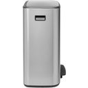 Brabantia Bo Treteimer, 2 x 30L - Matt Steel Fingerprint Proof