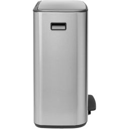 Brabantia Bo Treteimer, 2 x 30L - Matt Steel Fingerprint Proof