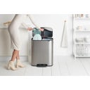 Brabantia Bo Treteimer, 2 x 30L - Matt Steel Fingerprint Proof