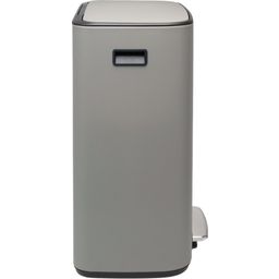 Brabantia Bo Treteimer, 2 x 30L - Mineral Concrete Grey