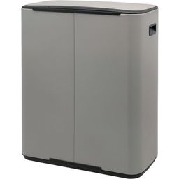 Brabantia Bo Treteimer, 2 x 30L - Mineral Concrete Grey