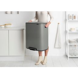 Brabantia Bo Treteimer, 2 x 30L - Mineral Concrete Grey