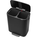 Brabantia Bo Treteimer, 2 x 30L - Matt Black