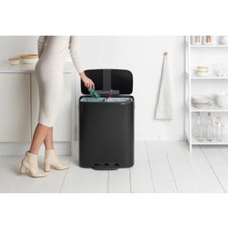 Brabantia Bo Treteimer, 2 x 30L - Matt Black
