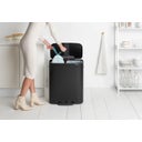 Brabantia Bo Treteimer, 2 x 30L - Matt Black