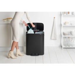 Brabantia Bo Treteimer, 2 x 30L - Matt Black