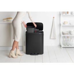 Brabantia Bo Treteimer, 2 x 30L - Matt Black