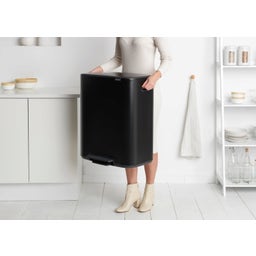 Brabantia Bo Treteimer, 2 x 30L - Matt Black