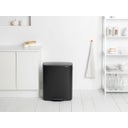 Brabantia Bo Treteimer, 2 x 30L - Matt Black